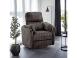 Belper Chocolate Brown Power Glider Recliner w/ Swivel - Ornate Home