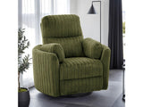 Belper Olive Green Power Glider Recliner w/ Swivel - Ornate Home