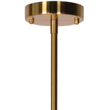 Belshaw Glas/Brass Chandelier - Ornate Home