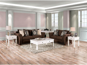 Belsize Chocolate/Tan Sofa & Loveseat - Ornate Home