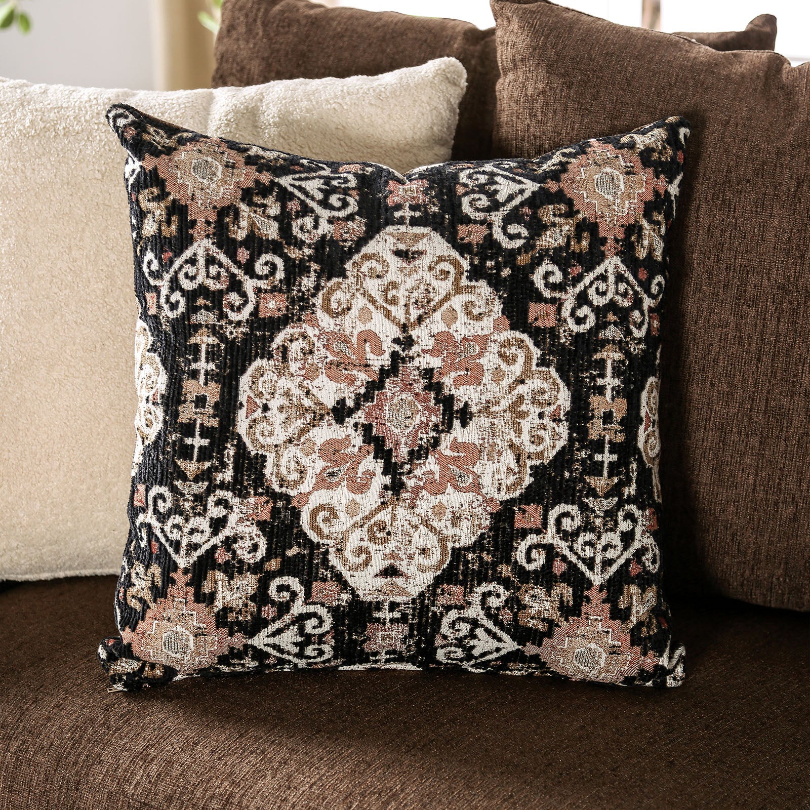 Belsize Chocolate/Tan Sofa & Loveseat - Ornate Home