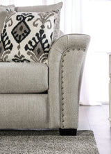 Belsize Light Taupe/Black Loveseat - Ornate Home