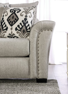 Belsize Light Taupe/Black Loveseat - Ornate Home