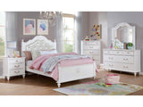 Belva White 4 Pc. Full Bedroom Set - Ornate Home