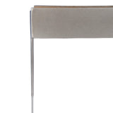 Belvedere Antiqued Pewter/Portobello Side Table - Ornate Home