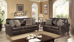 Bemus Dark Brown Loveseat - Ornate Home
