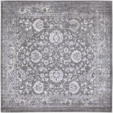 Benavides Gray Updated Traditional Tibetan Rug - Ornate Home