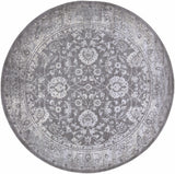 Benavides Gray Updated Traditional Tibetan Rug - Ornate Home
