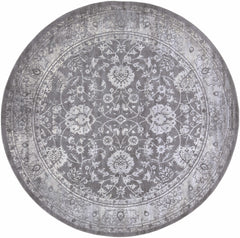 Benavides Gray Updated Traditional Tibetan Rug - Ornate Home