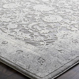 Benavides Gray Updated Traditional Tibetan Rug - Ornate Home