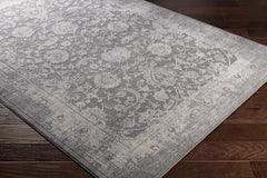 Benavides Gray Updated Traditional Tibetan Rug - Ornate Home