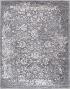 Benavides Gray Updated Traditional Tibetan Rug - Ornate Home