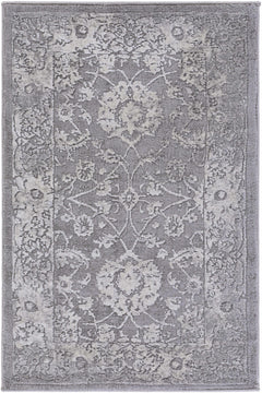 Benavides Gray Updated Traditional Tibetan Rug - Ornate Home
