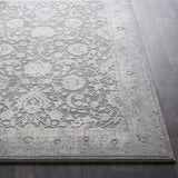 Benavides Gray Updated Traditional Tibetan Rug - Ornate Home