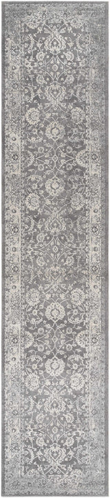 Benavides Gray Updated Traditional Tibetan Rug - Ornate Home