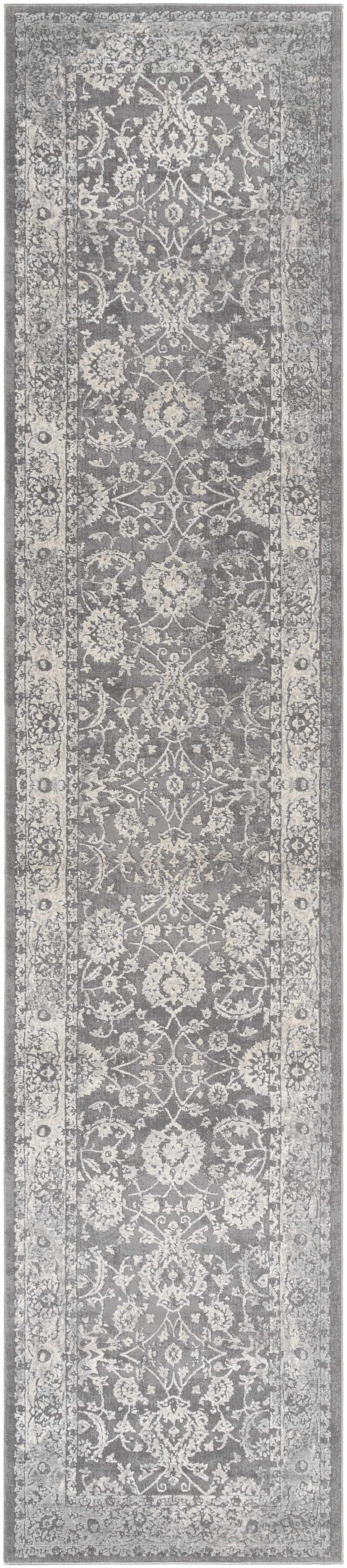 Benavides Gray Updated Traditional Tibetan Rug - Ornate Home