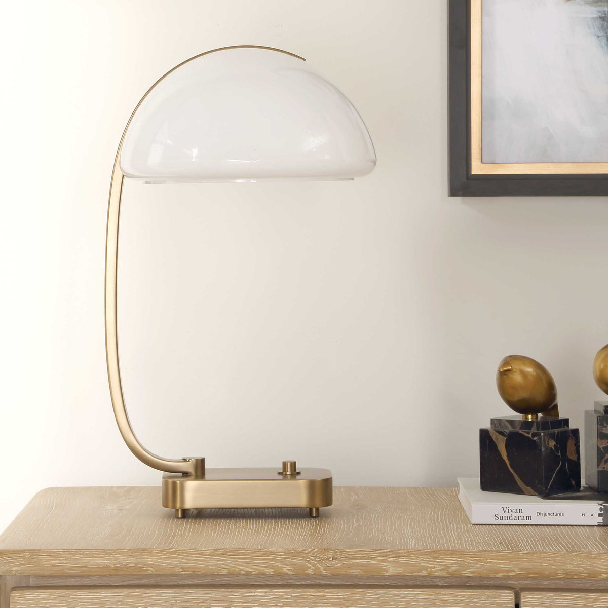 Bend The Rules Brass Desk Lamp - Ornate Home
