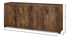 Benedict Brown Sideboard - Ornate Home
