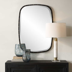 Benedo Black Industrial Mirror - Ornate Home