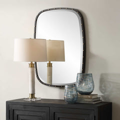 Benedo Black Industrial Mirror - Ornate Home
