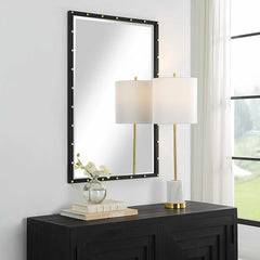 Benedo Black Industrial Vanity Mirror - Ornate Home