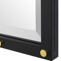 Benedo Black Industrial Vanity Mirror - Ornate Home
