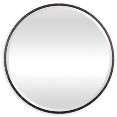 Benedo Black Round Mirror - Ornate Home