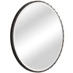 Benedo Black Round Mirror - Ornate Home