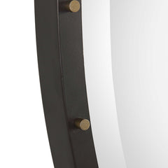 Benedo Black Round Mirror - Ornate Home