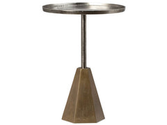 Benford Antique Brass Side Table - Ornate Home