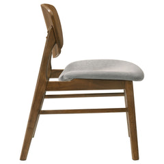 Benford Dark Brown Dining Side Chair Upholstered Seat (Set Of 2) - Ornate Home