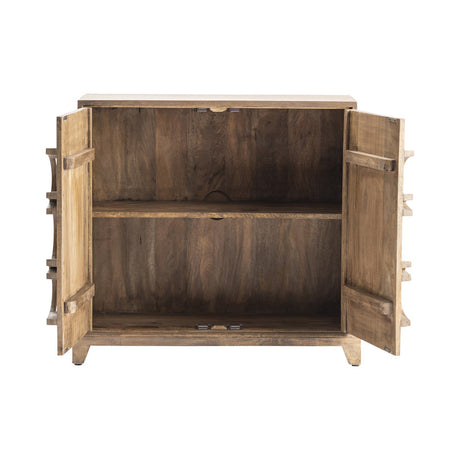 Bengal Manor Brown 3 Ring Cabinet - Ornate Home