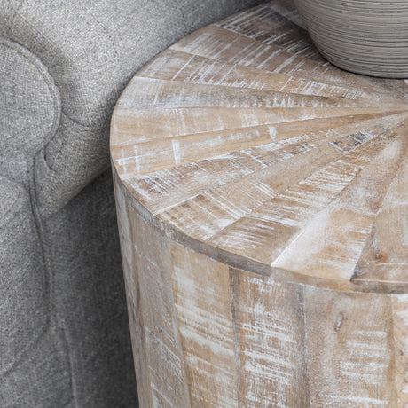 Bengal Manor Tan End Table - Ornate Home