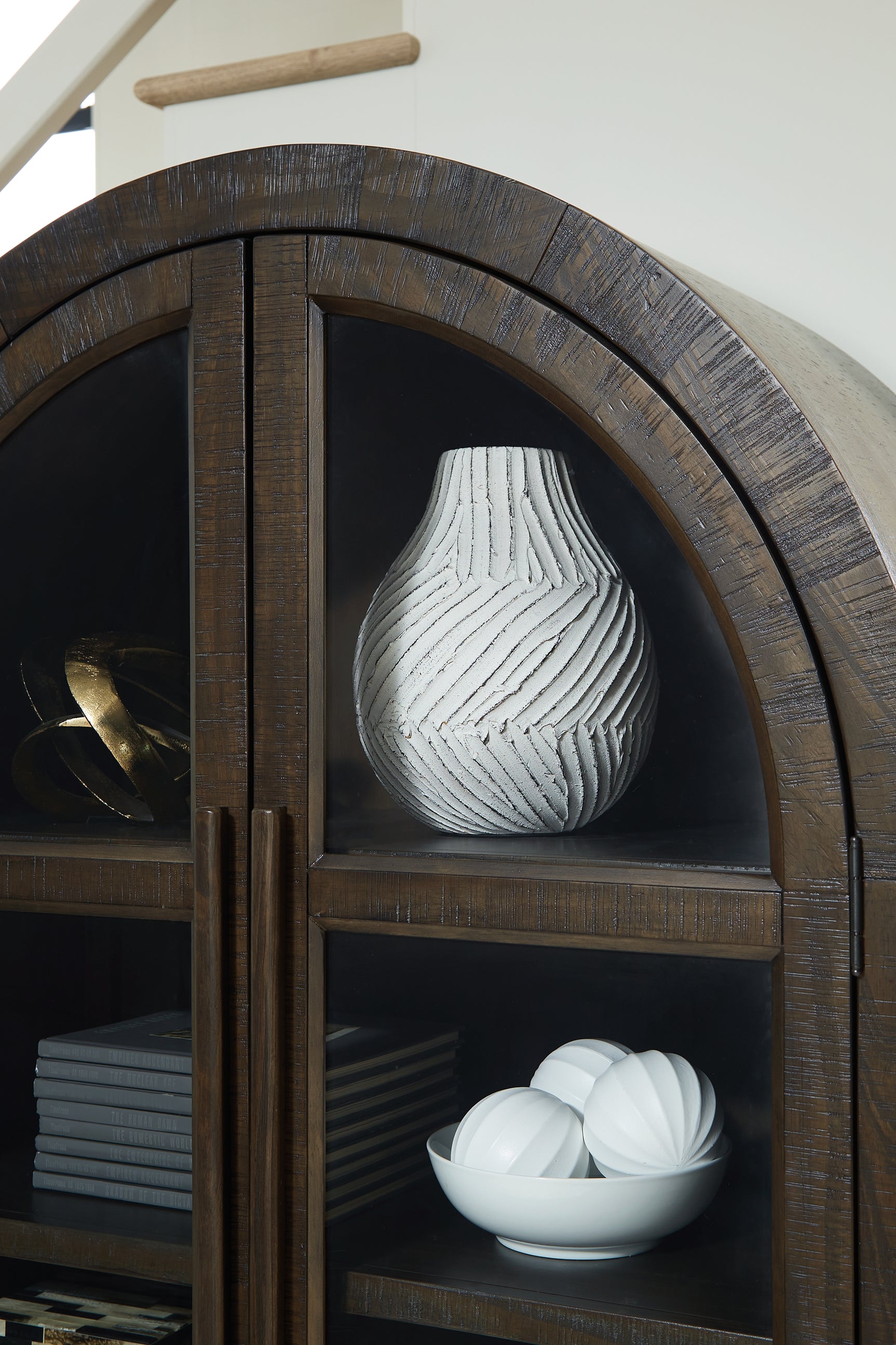 Benhall Dark Brown Accent Cabinet (Online Special Price) - Ornate Home