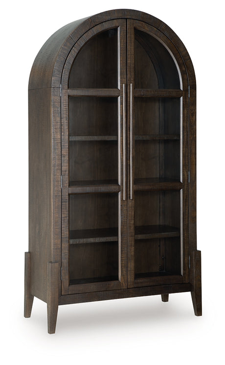 Benhall Dark Brown Accent Cabinet - Ornate Home