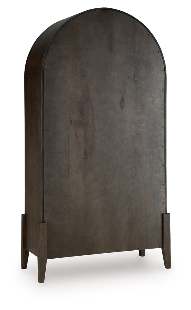 Benhall Dark Brown Accent Cabinet - Ornate Home
