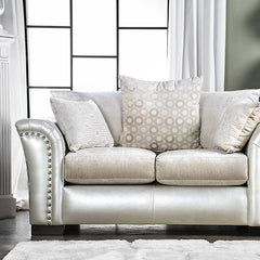 Benigno Pearl Loveseat - Ornate Home