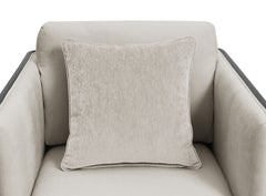 Benilde Taupe Chair - Ornate Home