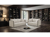 Benilde Taupe Sofa & Loveseat - Ornate Home