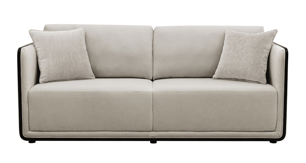 Benilde Taupe Sofa & Loveseat - Ornate Home
