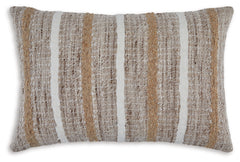 Benish Tan/Brown/White Pillow - Ornate Home