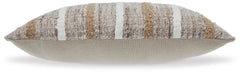 Benish Tan/Brown/White Pillow - Ornate Home
