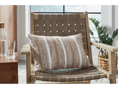 Benish Tan/Brown/White Pillow (Set of 4) - Ornate Home