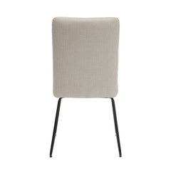 Benito Beige Side Chair (Set of 2) - Ornate Home