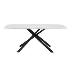 Benito White/Beige 5-Piece Dining Table Set - Ornate Home