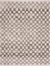 Benjy Irregular Checkboard Rug - Beige - Ornate Home