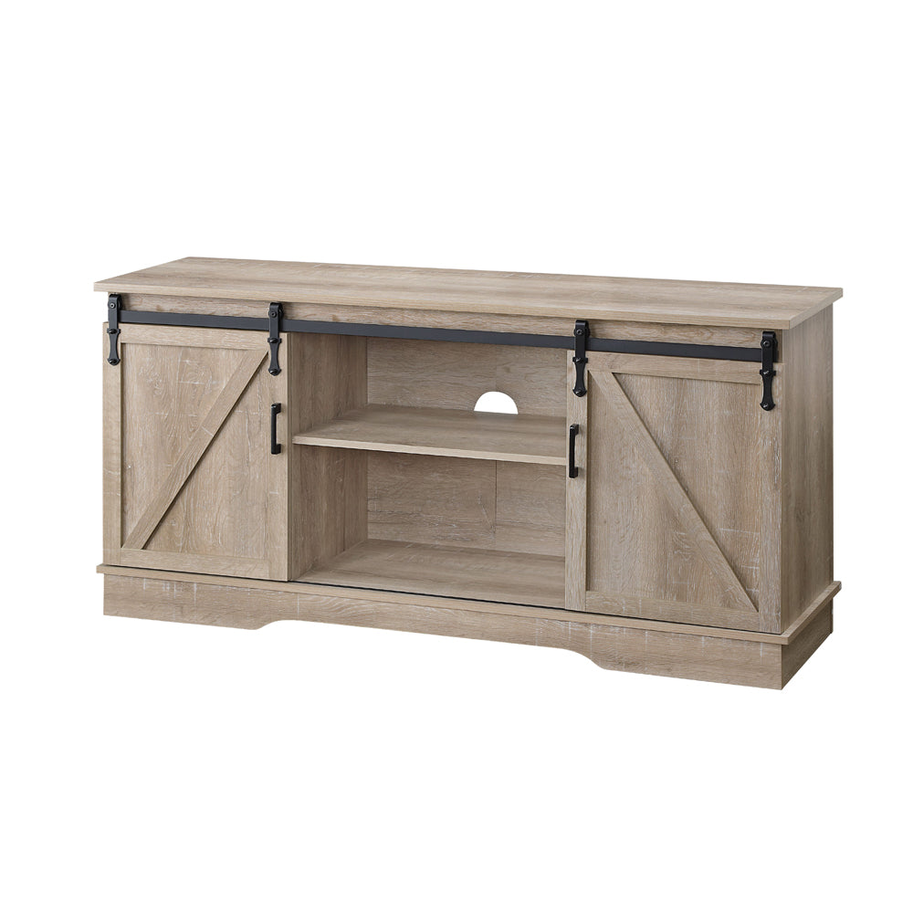 Bennet Oak TV Stand - Ornate Home