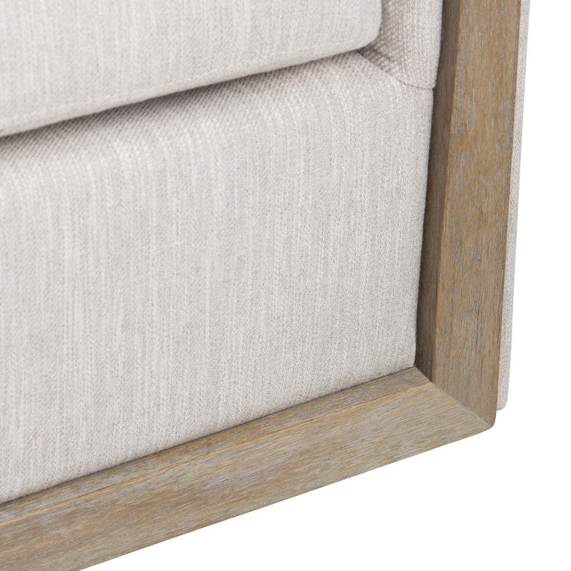 Bennett Beige/Brown Swivel Accent Chair - Ornate Home