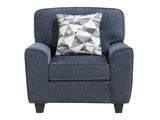 Bennett Blue Chair - Ornate Home