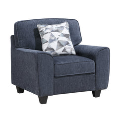 Bennett Blue Chair - Ornate Home